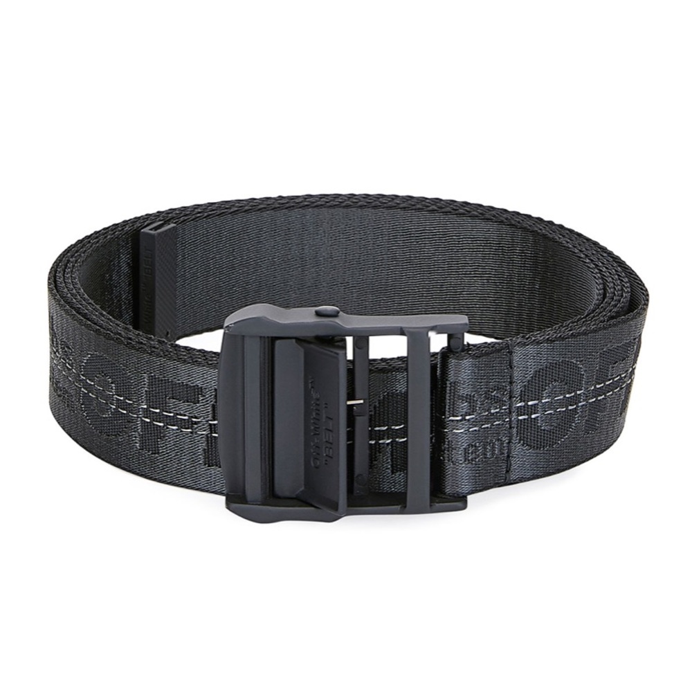 Off-white Men's Industrial Web Logo Belt